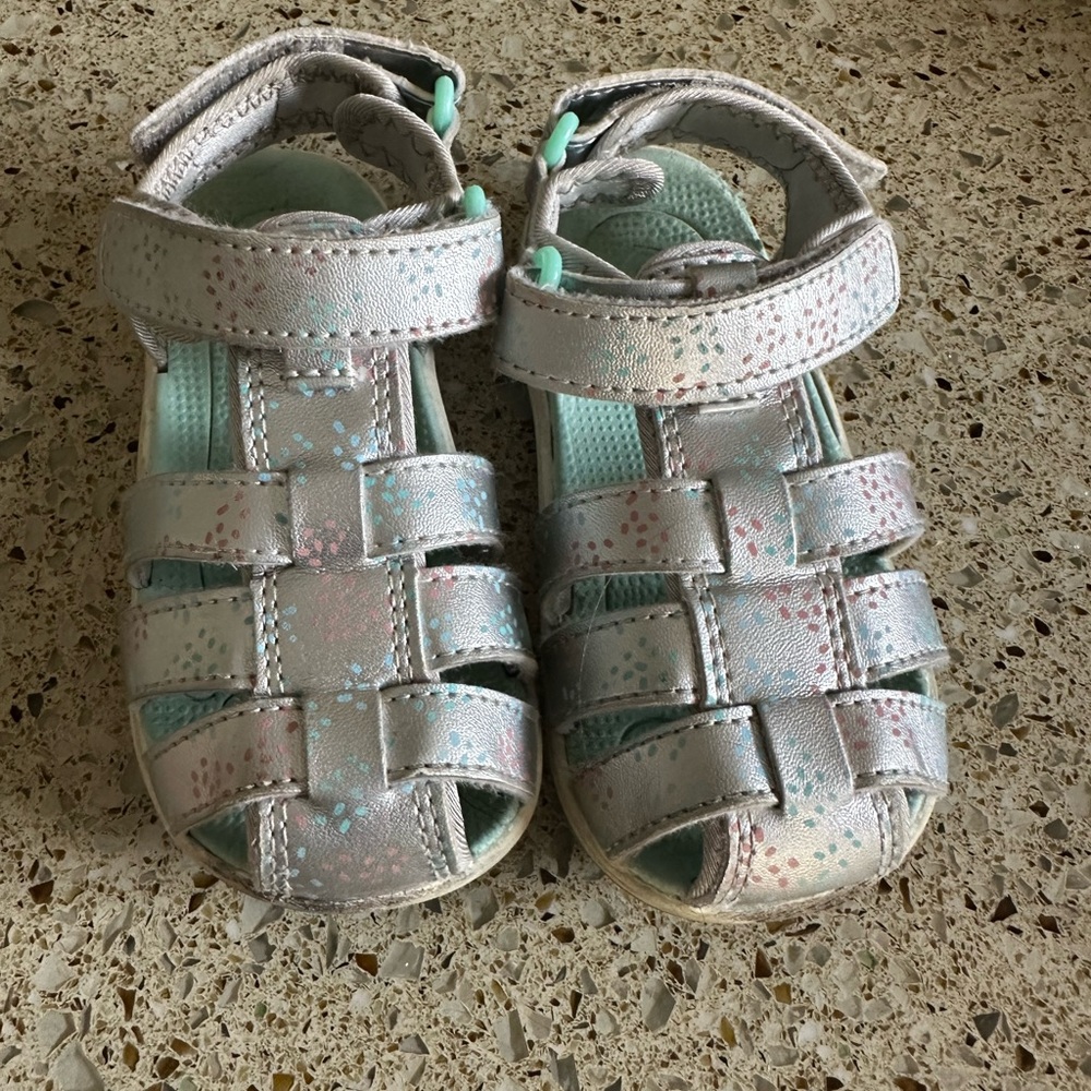 See Kai Run Kids Silver Sandals